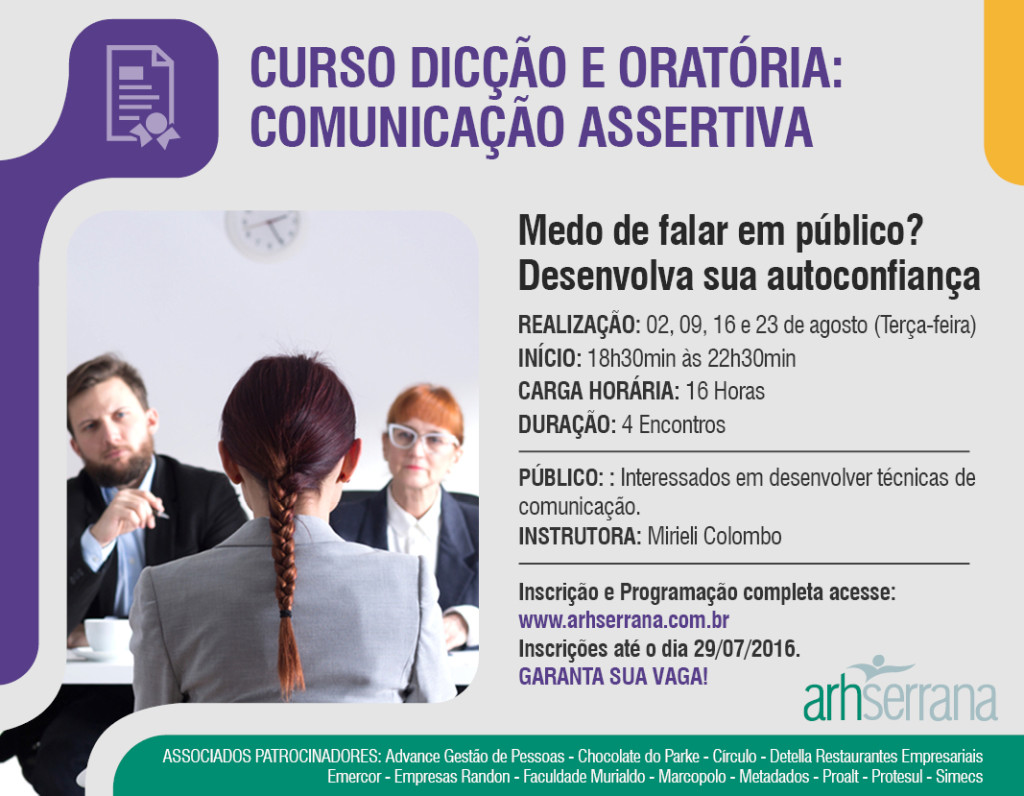 Post Curso Dicçao